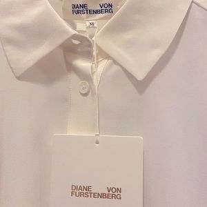 DVF NWT Button Down Blouse